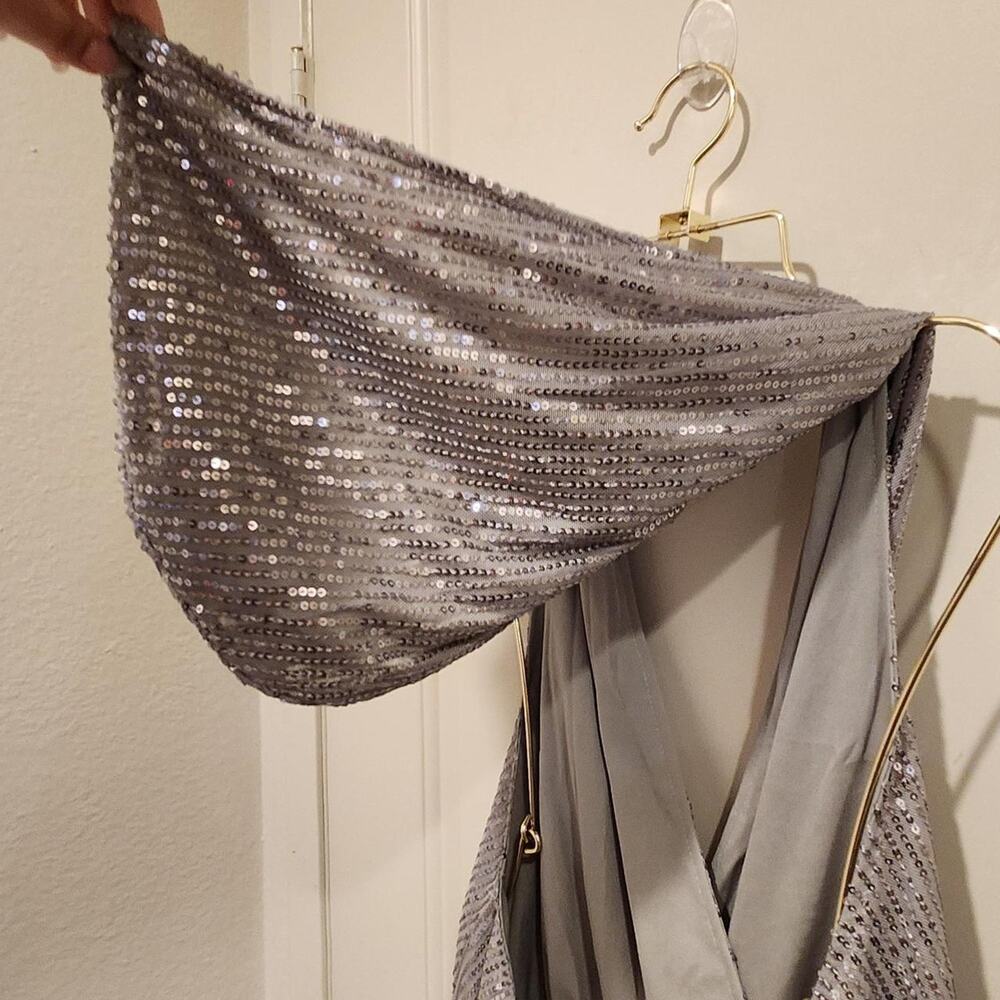 Shimmer escapes sequined hooded top - Picture 3 of 4